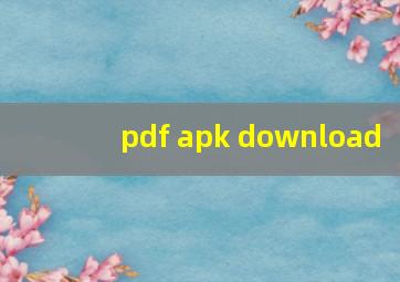 pdf apk download